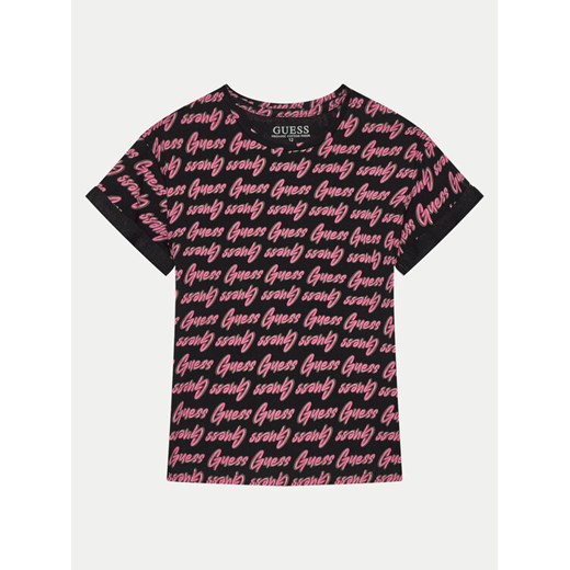 Guess T-Shirt J4YI11 K6YW4 Kolorowy Regular Fit ze sklepu MODIVO w kategorii Bluzki dziewczęce - zdjęcie 182668328