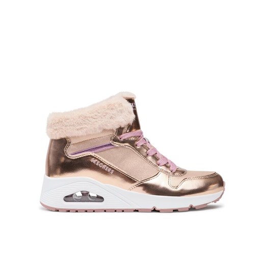 Skechers Sneakersy Uno Cozy On Air 310518L/RSGD Złoty ze sklepu MODIVO w kategorii Buty sportowe dziecięce - zdjęcie 182668348
