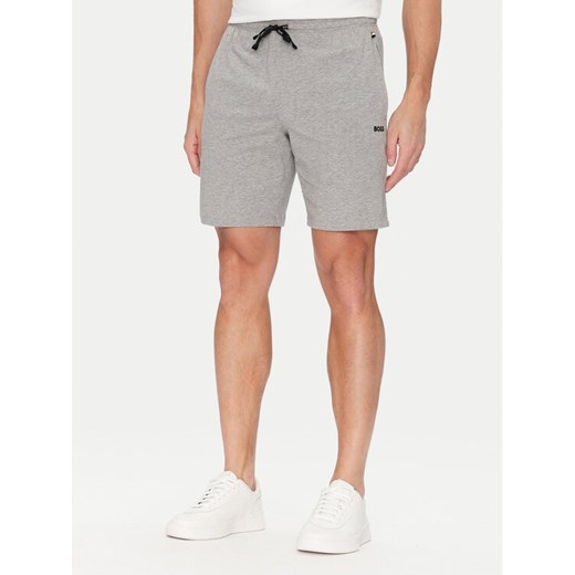 BOSS Szorty sportowe Mix&Match 50515367 Szary Regular Fit ze sklepu MODIVO w kategorii Spodenki męskie - zdjęcie 182668377
