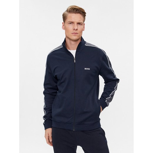 Boss Bluza 50511041 Granatowy Regular Fit ze sklepu MODIVO w kategorii Bluzy męskie - zdjęcie 182668379