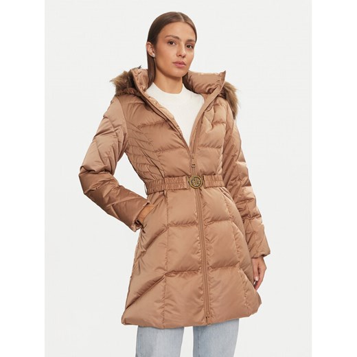 Guess Kurtka puchowa New Olga W4BL40 WEX52 Beżowy Regular Fit ze sklepu MODIVO w kategorii Kurtki damskie - zdjęcie 182668465