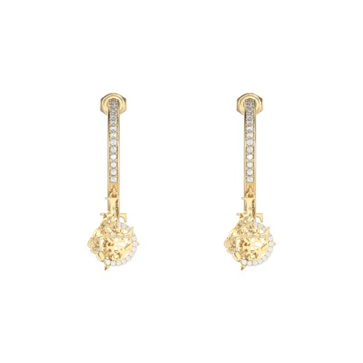 Guess Kolczyki JUBE05 034JW Złoty ze sklepu MODIVO w kategorii Kolczyki - zdjęcie 182668475