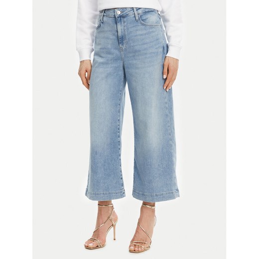 Guess Jeansy W5GA2E D5O90 Niebieski Wide Leg ze sklepu MODIVO w kategorii Jeansy damskie - zdjęcie 182668486