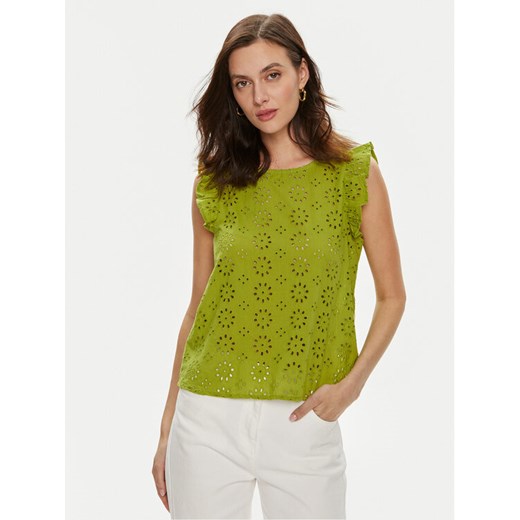 JDY Bluzka Vola 15312383 Zielony Regular Fit ze sklepu MODIVO w kategorii Bluzki damskie - zdjęcie 182668497