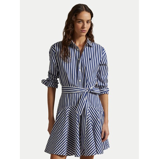 Polo Ralph Lauren Sukienka koszulowa 211929600003 Niebieski Regular Fit ze sklepu MODIVO w kategorii Sukienki - zdjęcie 182668547