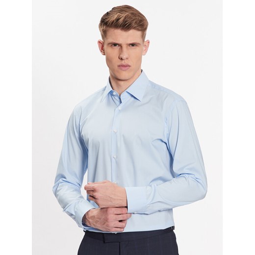 Boss Koszula 50473265 Błękitny Regular Fit ze sklepu MODIVO w kategorii Koszule męskie - zdjęcie 182668555