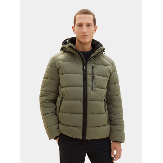 Tom Tailor Kurtka puchowa 1037342 Zielony Regular Fit ze sklepu MODIVO w kategorii Kurtki męskie - zdjęcie 182668568