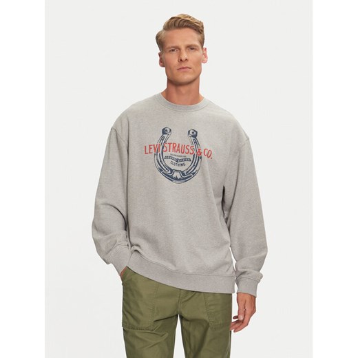 Levi's® Bluza Graphic 38712-0313 Szary Relaxed Fit ze sklepu MODIVO w kategorii Bluzy męskie - zdjęcie 182668585
