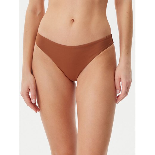 Calvin Klein Swimwear Dół od bikini KW0KW02705 Brązowy ze sklepu MODIVO w kategorii Stroje kąpielowe - zdjęcie 182668607