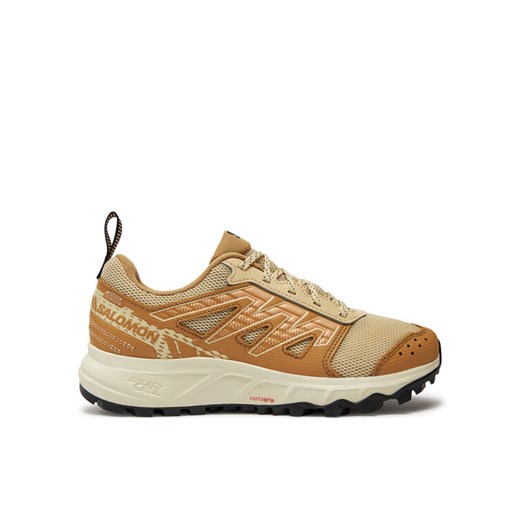 Salomon Sneakersy Wander L47436200 Beżowy ze sklepu MODIVO w kategorii Buty sportowe damskie - zdjęcie 182668609