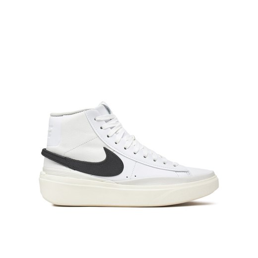 Nike Sneakersy Blazer Phantom Mid DX5800 100 Biały ze sklepu MODIVO w kategorii Trampki męskie - zdjęcie 182668657