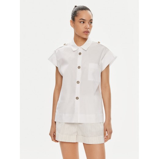 TWINSET Koszula 241TT2194 Biały Loose Fit ze sklepu MODIVO w kategorii Koszule damskie - zdjęcie 182668706