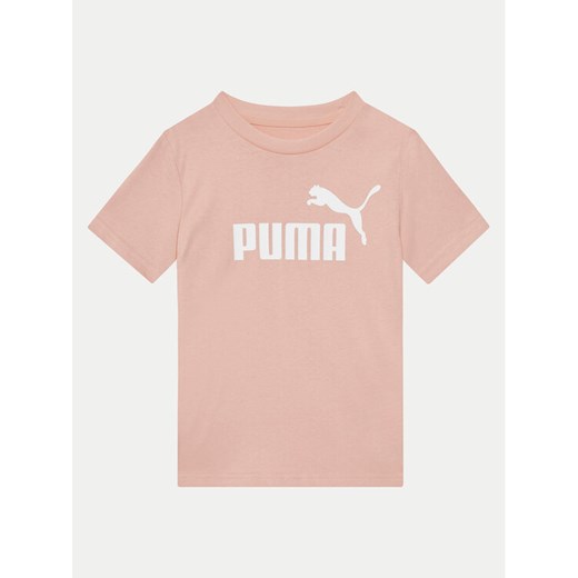 Puma T-Shirt Ess No. 1 Logo 684892 Różowy Regular Fit ze sklepu MODIVO w kategorii Bluzki dziewczęce - zdjęcie 182668827