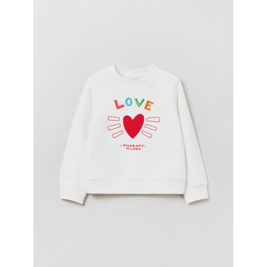 OVS Bluza 1636565 Biały Regular Fit ze sklepu MODIVO w kategorii Bluzy dziewczęce - zdjęcie 182668877