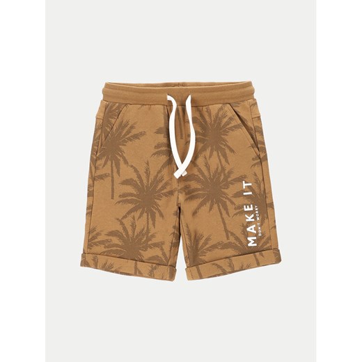 Coccodrillo Szorty sportowe WC4120501NWJ Beżowy Regular Fit ze sklepu MODIVO w kategorii Spodenki chłopięce - zdjęcie 182668897