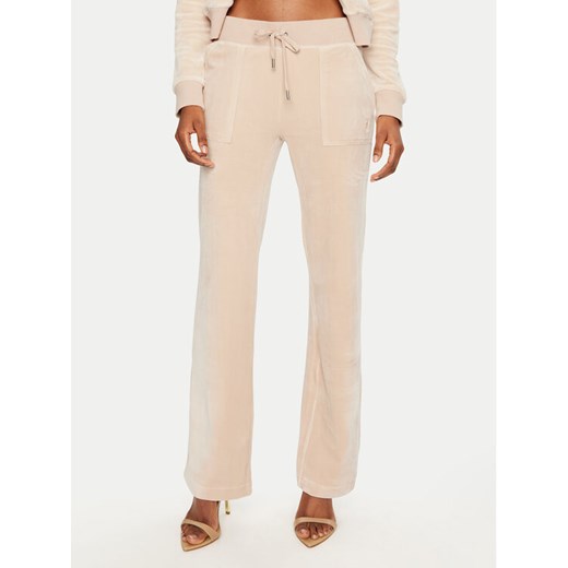 Juicy Couture Spodnie dresowe Del Ray JCAP180 Różowy Regular Fit ze sklepu MODIVO w kategorii Spodnie damskie - zdjęcie 182668905