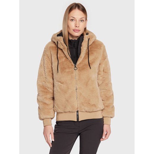 CMP Bluza 32K0316 Beżowy Regular Fit ze sklepu MODIVO w kategorii Futra damskie - zdjęcie 182668998