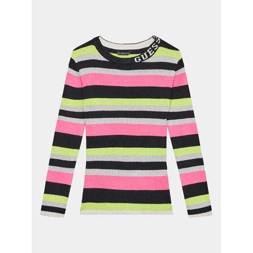 Guess Bluzka J3BI14 Z3AG0 Kolorowy Regular Fit ze sklepu MODIVO w kategorii Bluzki dziewczęce - zdjęcie 182669039