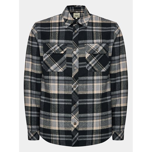 Redefined Rebel Koszula 224116 Czarny Regular Fit ze sklepu MODIVO w kategorii Koszule męskie - zdjęcie 182669098