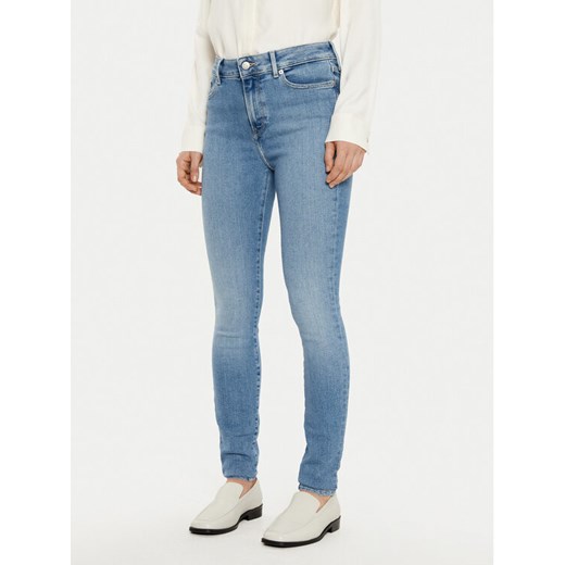 Tommy Hilfiger Jeansy Harlem WW0WW43716 Niebieski Skinny Fit ze sklepu MODIVO w kategorii Jeansy damskie - zdjęcie 182669105
