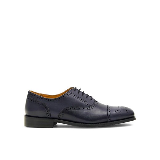 Gino Rossi Półbuty FLAVIO-03 124AM Granatowy ze sklepu MODIVO w kategorii Buty eleganckie męskie - zdjęcie 182669128