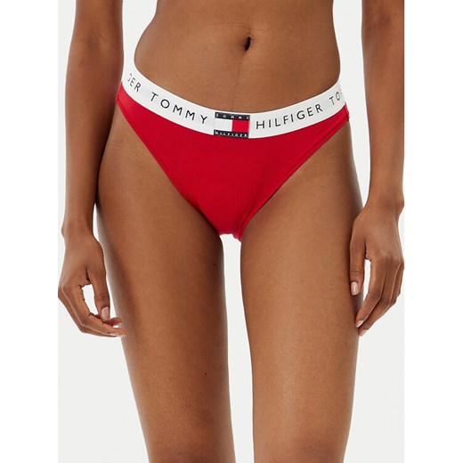 Tommy Hilfiger Figi klasyczne UW0UW06038 Czerwony ze sklepu MODIVO w kategorii Majtki damskie - zdjęcie 182669136