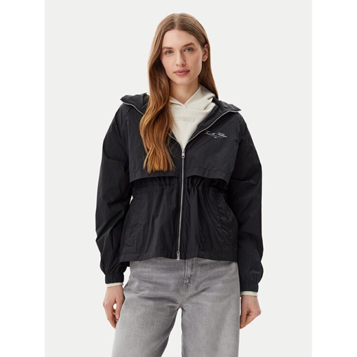 Tommy Hilfiger Wiatrówka WW0WW45413 Czarny Regular Fit ze sklepu MODIVO w kategorii Kurtki damskie - zdjęcie 182669218