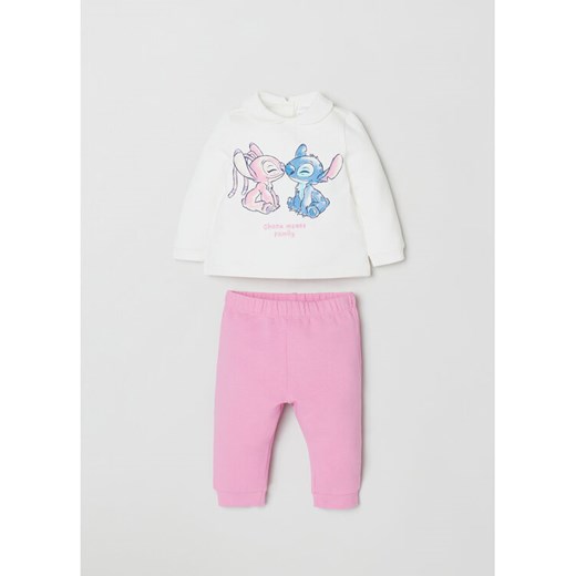 OVS Komplet bluzka i spodnie DISNEY 1615074 Różowy Regular Fit ze sklepu MODIVO w kategorii Komplety niemowlęce - zdjęcie 182669235