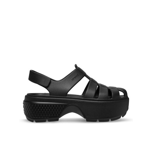 Crocs Sandały Stomp Fisherman Sandal 209938 Czarny ze sklepu MODIVO w kategorii Sandały damskie - zdjęcie 182669256