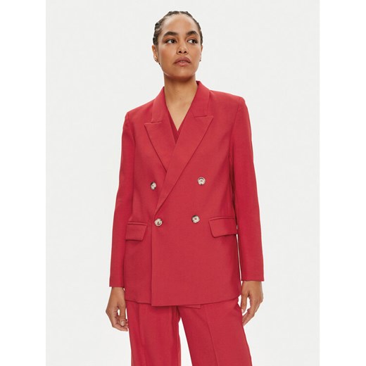 ViCOLO Marynarka TB0223 Czerwony Regular Fit ze sklepu MODIVO w kategorii Marynarki damskie - zdjęcie 182669276