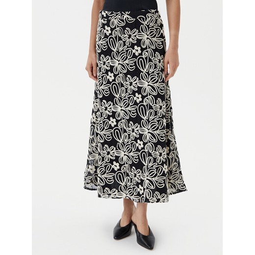 Luisa Spagnoli Spódnica midi Tenente 541989 Czarny Regular Fit ze sklepu MODIVO w kategorii Spódnice - zdjęcie 182669285