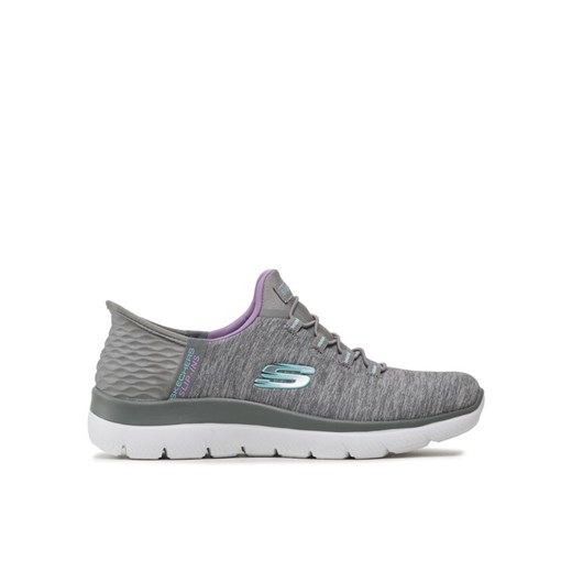 Skechers Sneakersy Dazzling Haze 149937/GYMT Szary ze sklepu MODIVO w kategorii Buty sportowe damskie - zdjęcie 182669295