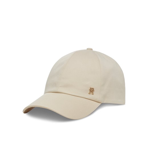 Tommy Hilfiger Czapka z daszkiem Elevated Chic Soft Cap AW0AW17138 Écru ze sklepu MODIVO w kategorii Czapki z daszkiem damskie - zdjęcie 182669307