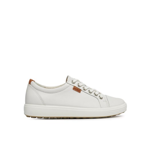 ECCO Sneakersy Soft 7 Ladies 43000301007 Biały ze sklepu MODIVO w kategorii Trampki damskie - zdjęcie 182669327