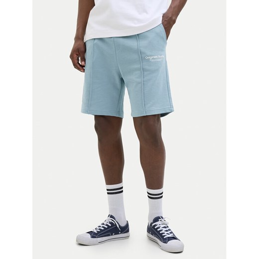 Jack&Jones Szorty sportowe Vesterbro 12252251 Zielony Loose Fit ze sklepu MODIVO w kategorii Spodenki męskie - zdjęcie 182669398
