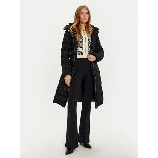 Elisabetta Franchi Kurtka zimowa PI-71D-46E1-V700 Czarny Regular Fit ze sklepu MODIVO w kategorii Kurtki damskie - zdjęcie 182669447