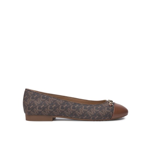 MICHAEL Michael Kors Baleriny Rebecca Flex Empire Monogram 40F4RBFP1B Brązowy ze sklepu MODIVO w kategorii Balerinki - zdjęcie 182669476