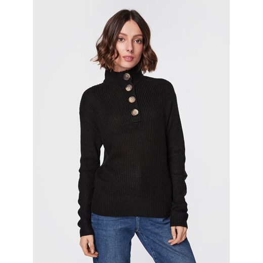 Brave Soul Sweter LK-230HALL Czarny Regular Fit ze sklepu MODIVO w kategorii Swetry damskie - zdjęcie 182669488