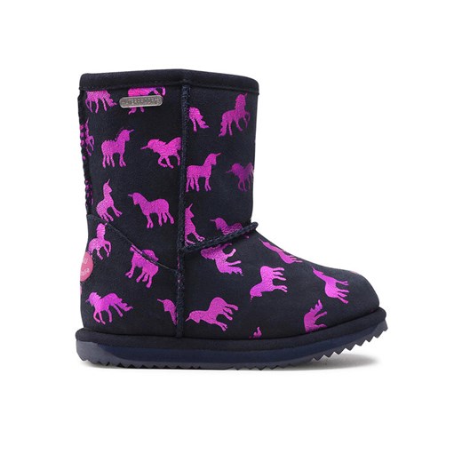 EMU Australia Śniegowce Rainbow Unicorn Brumby K12373 Czarny ze sklepu MODIVO w kategorii Buty zimowe dziecięce - zdjęcie 182669519