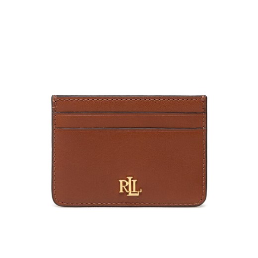 Lauren Ralph Lauren Etui na karty kredytowe Slim Card 432876732002 Brązowy ze sklepu MODIVO w kategorii Etui - zdjęcie 182669527