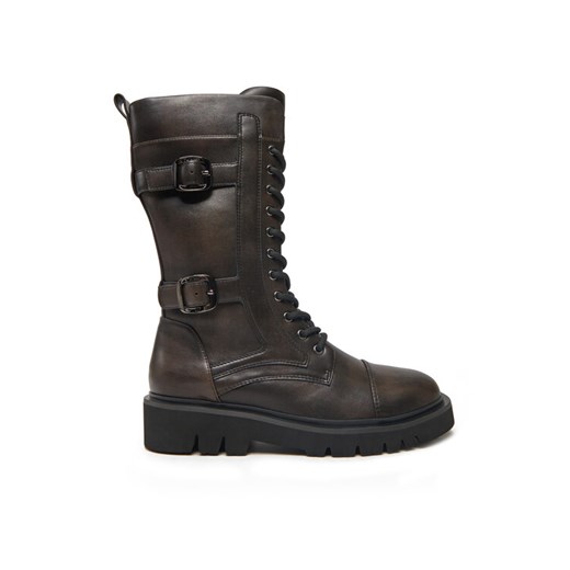 TWINSET Kozaki 242TGT122 Brązowy ze sklepu MODIVO w kategorii Kozaki damskie - zdjęcie 182669687