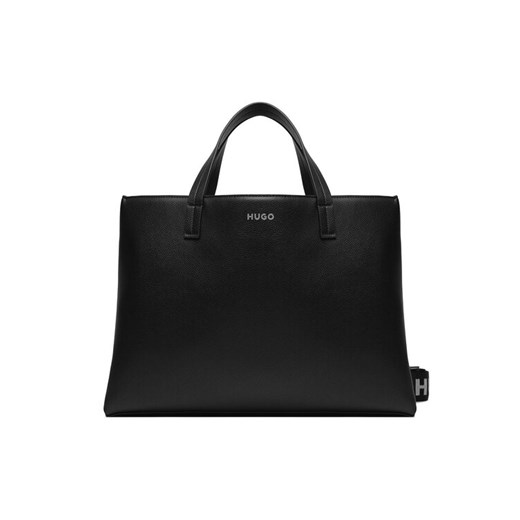 Hugo Torebka Bel 50490150 Czarny ze sklepu MODIVO w kategorii Torby Shopper bag - zdjęcie 182669696