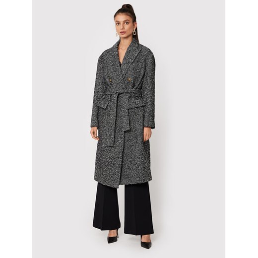 Pinko Płaszcz przejściowy Camille 1G18CN A03H Szary Regular Fit ze sklepu MODIVO w kategorii Płaszcze damskie - zdjęcie 182669788