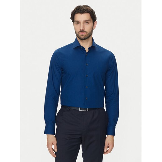 Michael Kors Koszula MK0DS01291 Granatowy Slim Fit ze sklepu MODIVO w kategorii Koszule męskie - zdjęcie 182669799