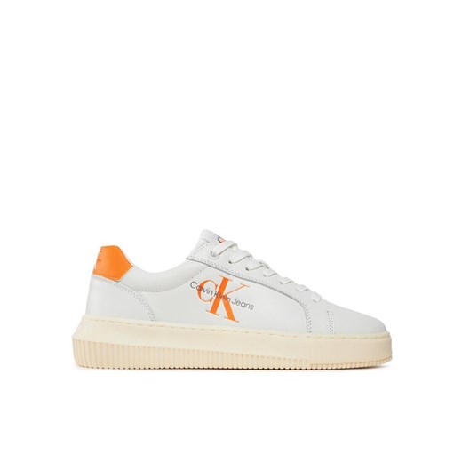 Calvin Klein Jeans Sneakersy Chunky Cupsole Laceup Mon Lth Wn YW0YW00823 Czarny ze sklepu MODIVO w kategorii Trampki damskie - zdjęcie 182669819