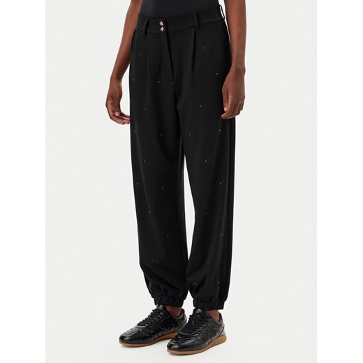 Liu Jo Sport Spodnie dresowe TA5193 J5942 Czarny Relaxed Fit ze sklepu MODIVO w kategorii Spodnie damskie - zdjęcie 182669836