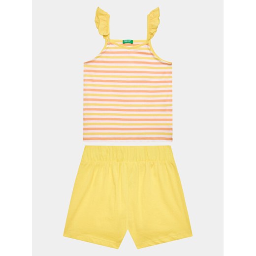 United Colors Of Benetton Komplet top i spodenki 3NVVGK009 Kolorowy Regular Fit ze sklepu MODIVO w kategorii Komplety dziewczęce - zdjęcie 182669848