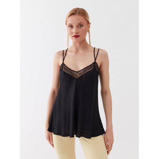 Patrizia Pepe Top 2C1455/A260-K103 Czarny Regular Fit ze sklepu MODIVO w kategorii Bluzki damskie - zdjęcie 182669918