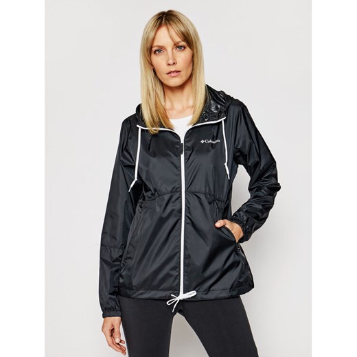 Columbia Wiatrówka Flash Forward 1585911 Czarny Regular Fit ze sklepu MODIVO w kategorii Kurtki damskie - zdjęcie 182669935