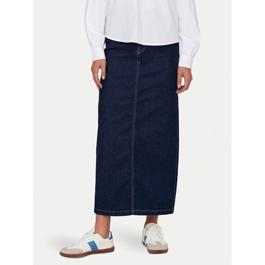 JDY Spódnica jeansowa Moon 15335465 Granatowy Regular Fit ze sklepu MODIVO w kategorii Spódnice - zdjęcie 182669947